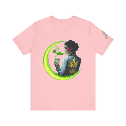 Cannabis Queen Commander T-Shirt - Premium Afrofuturistic 420 Lifestyle Apparel"