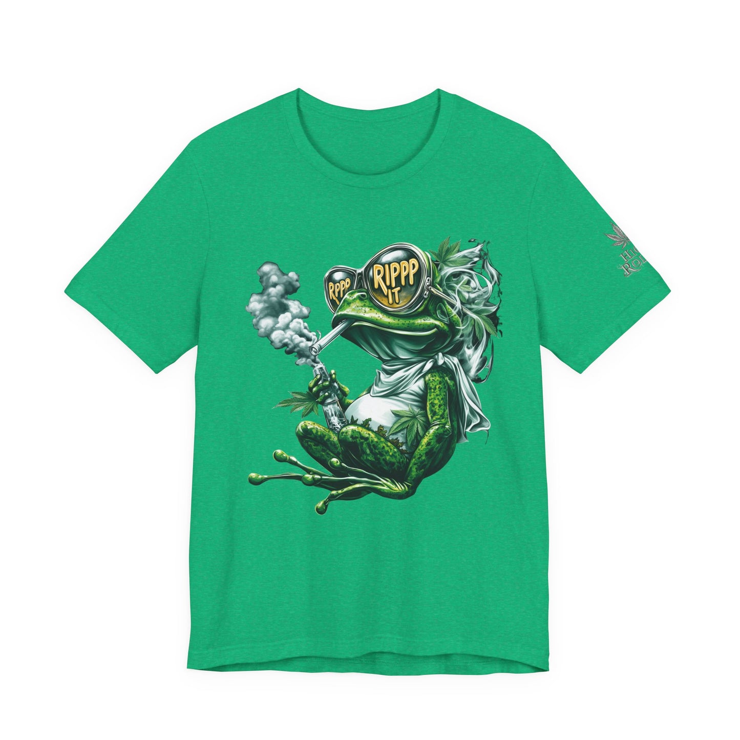 RIPPP IT Cosmic Frog Tee - Premium Airlume Cotton Cannabis Culture Streetwear