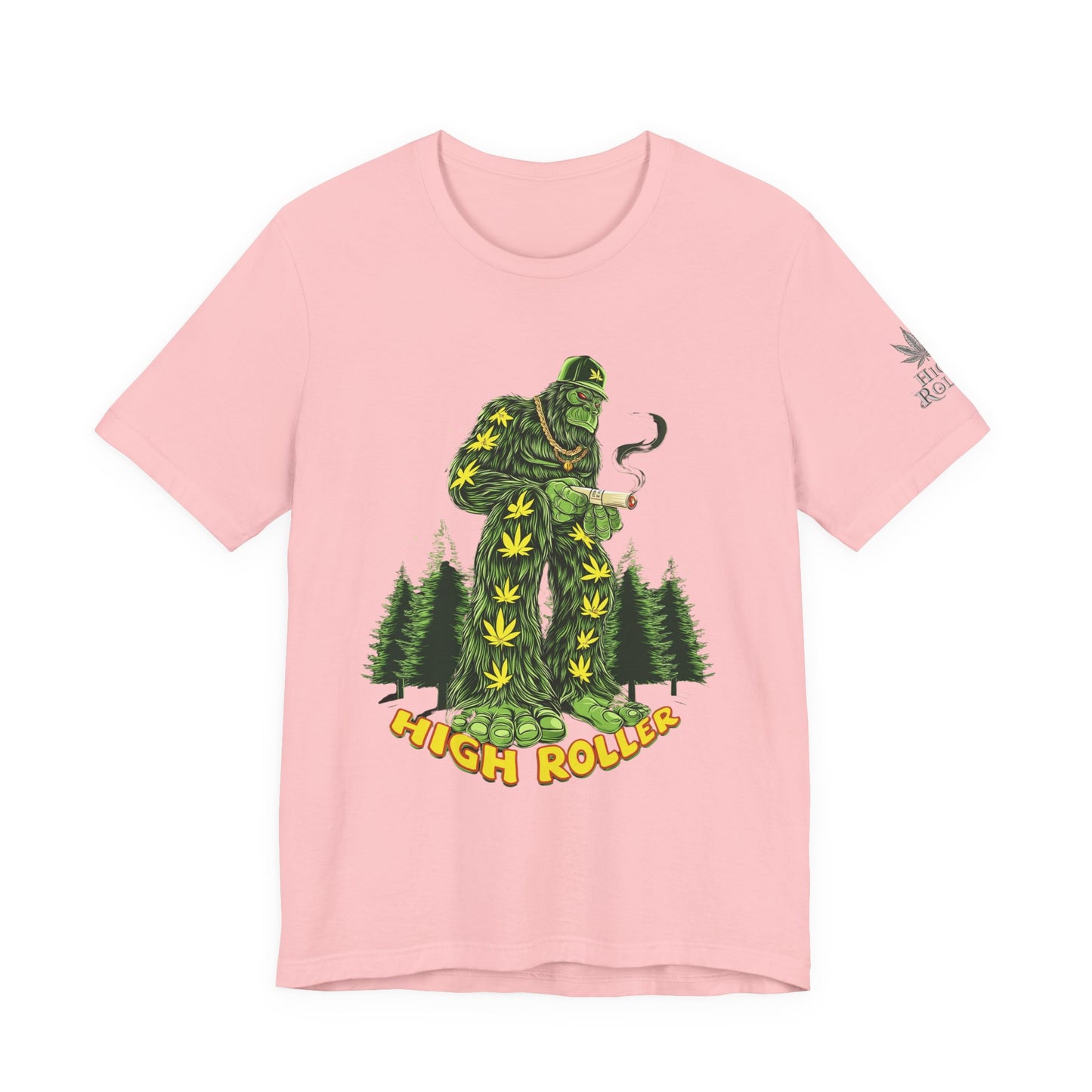 Cannabis Sasquatch Forest King T-Shirt - Premium Bigfoot 420 Lifestyle Apparel"