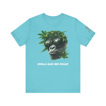 Gorilla Glue Elite Tee - Premium Airlume Cotton Cannabis Strain Culture Black Shirt