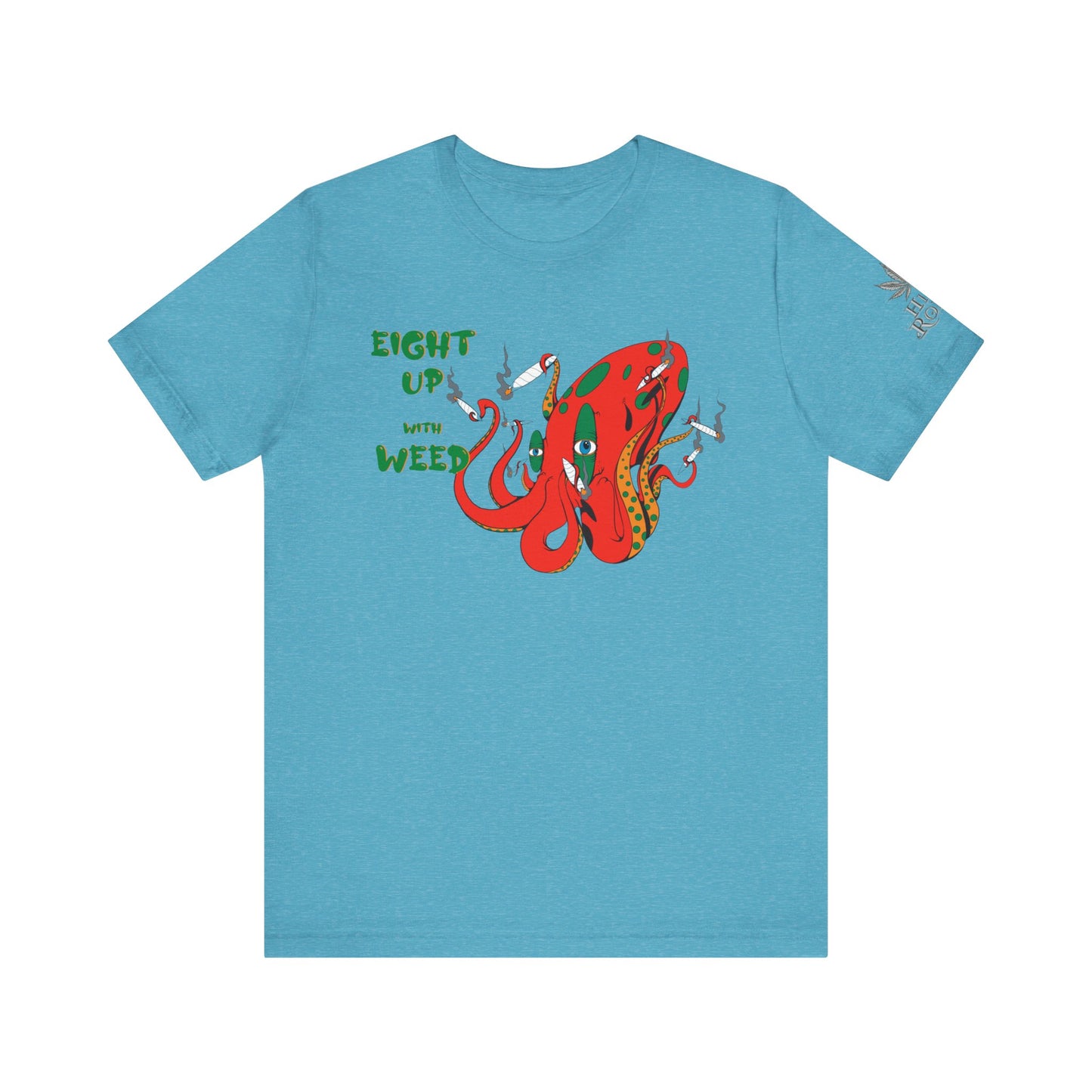 Eight Up Octopus Tee - Premium Airlume Cotton Cannabis Culture Streetwear