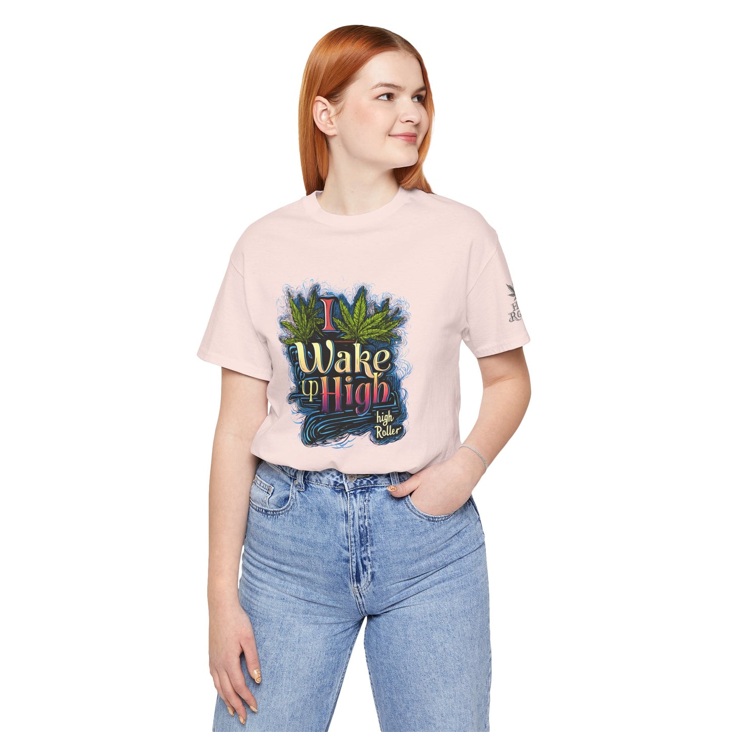 Wake Up High™ | Premium Cannabis Art Tee - Limited Edition | High Roller