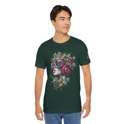 CANNABIS GODDESS TECH™ | PREMIUM FUTURISTIC ART TEE