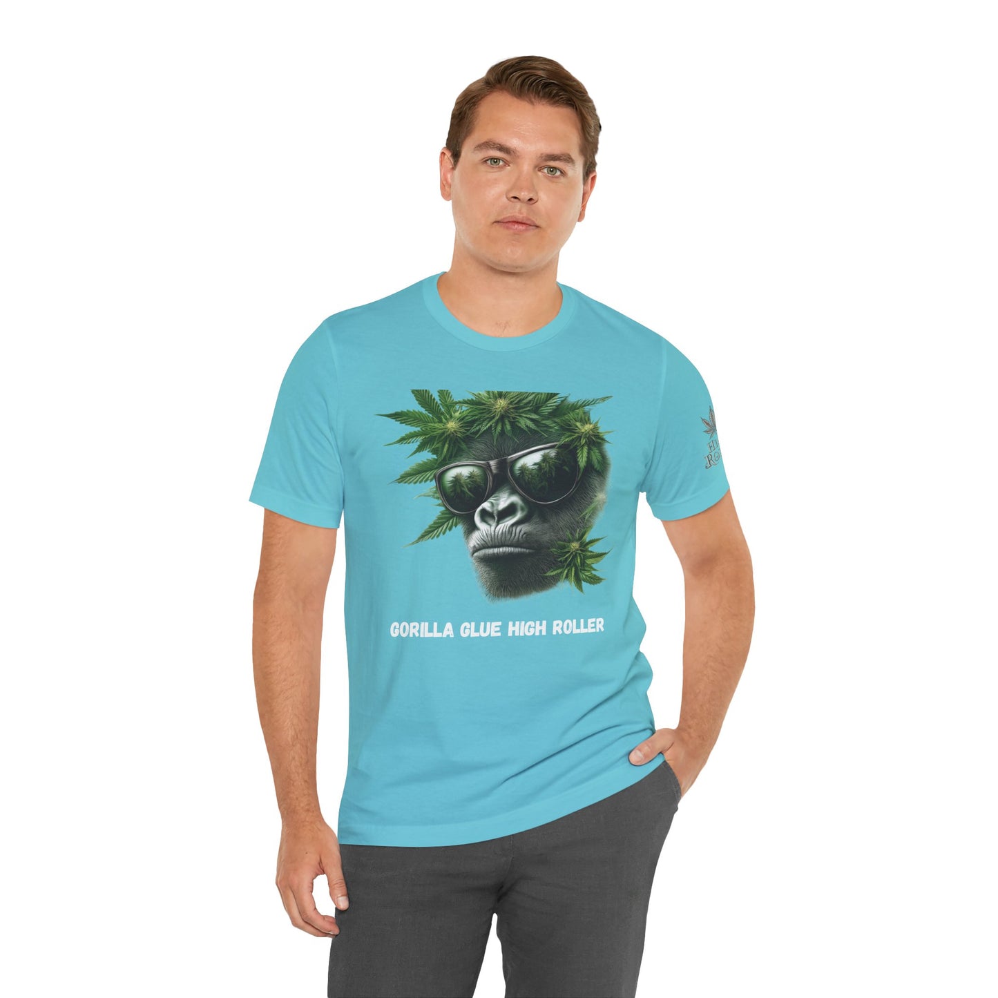 Gorilla Glue Elite Tee - Premium Airlume Cotton Cannabis Strain Culture Black Shirt