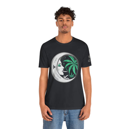 Toker Girl Coin Tee - Vintage Cannabis Portrait Art Design | High Roller