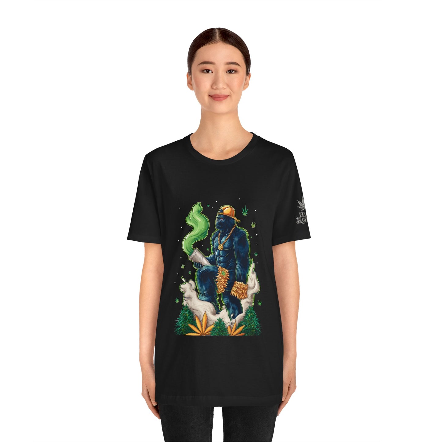 Bigfoot Cannabis Scholar T-Shirt - Premium Sasquatch 420 Lifestyle Apparel