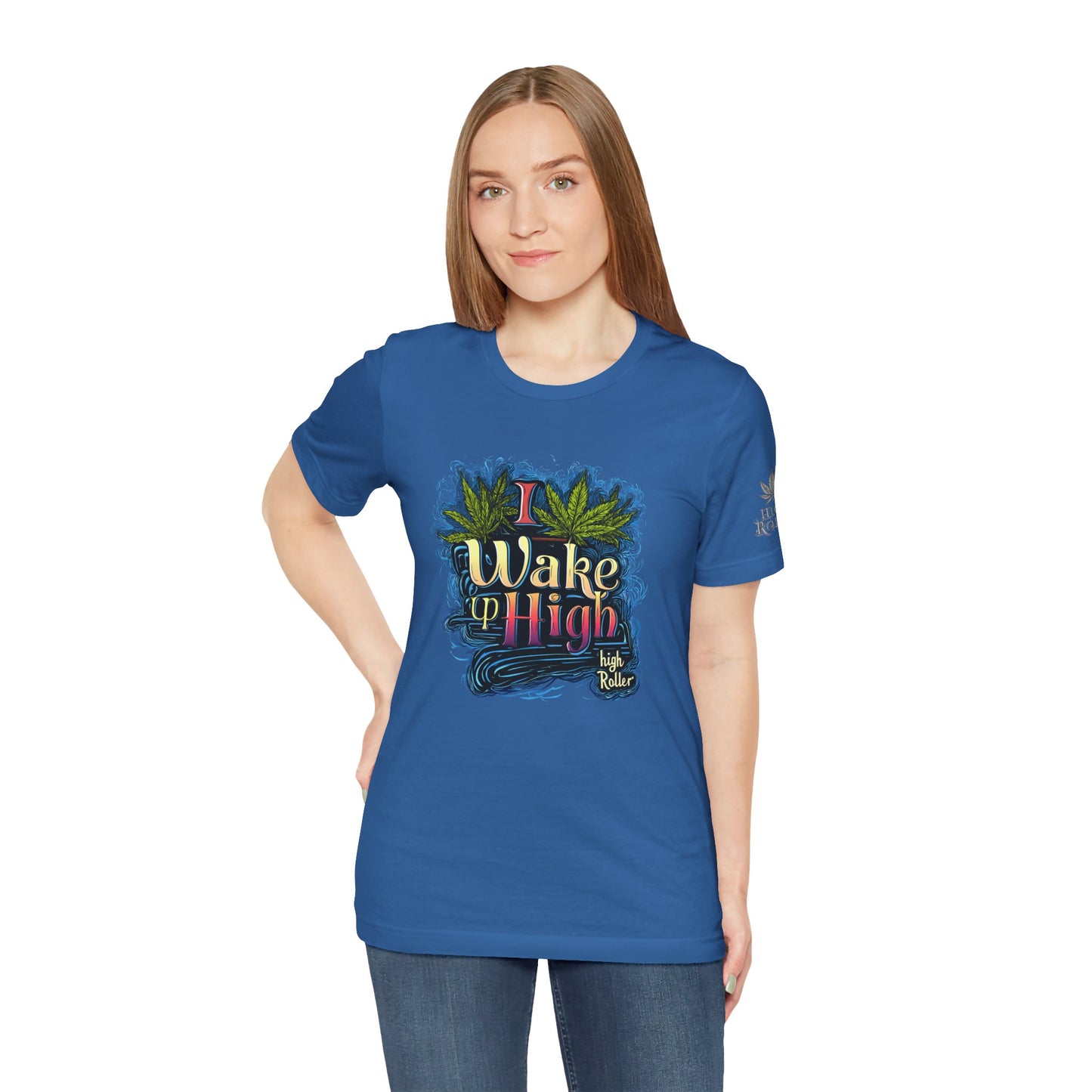 Wake Up High™ | Premium Cannabis Art Tee - Limited Edition | High Roller
