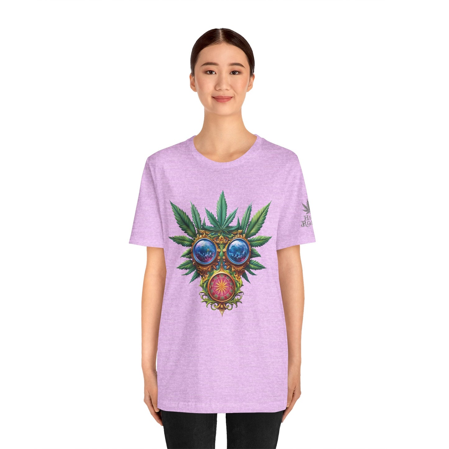 Third Eye Vision T-Shirt - Premium Airlume Cotton Cannabis Kaleidoscope Art Tee