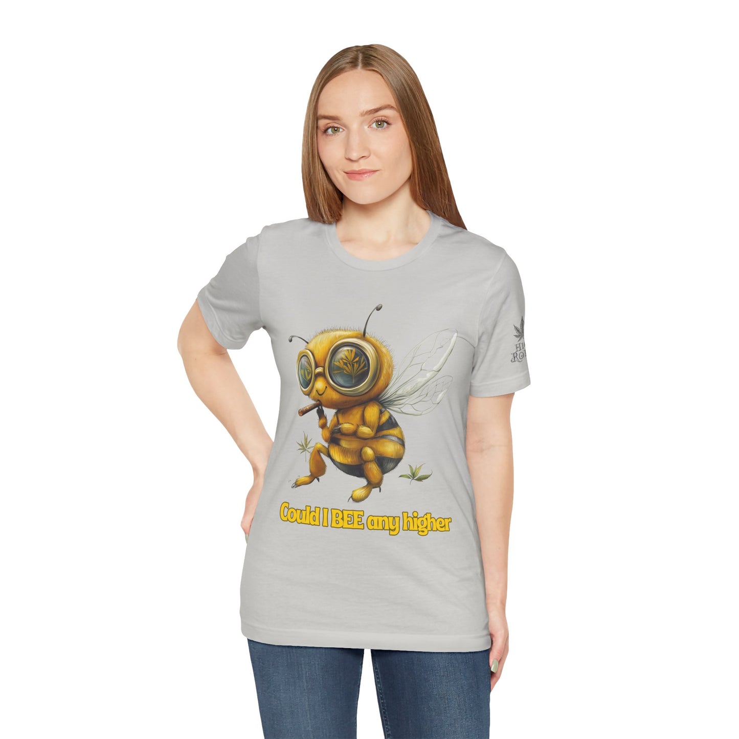 Could I BEE Any Higher - Funny Cannabis Bee 420 Unisex T-Shirt"
