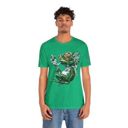 RIPPP IT Cosmic Frog Tee - Premium Airlume Cotton Cannabis Culture Streetwear
