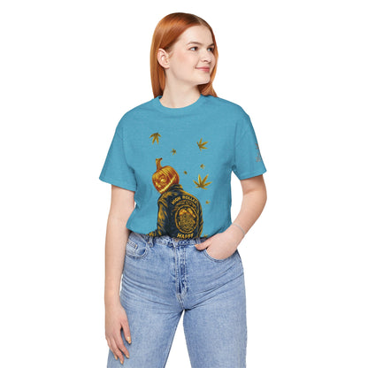 Pumpkin Head HIGH ROLLER Halloween T-Shirt - Premium Cannabis Culture Apparel