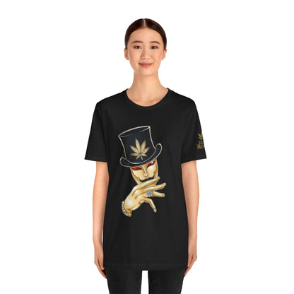 Golden Touch T-Shirt - Premium Airlume Cotton Cannabis Luxury Boss Art Tee