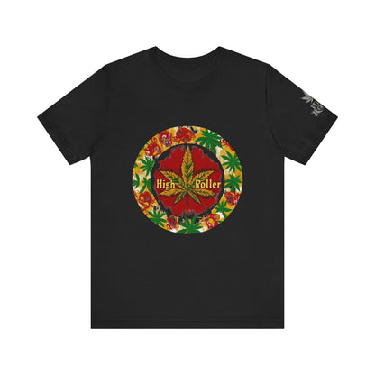 Latino Sol Tee - Premium Airlume Cotton Cannabis Culture Latin Folk Art Design