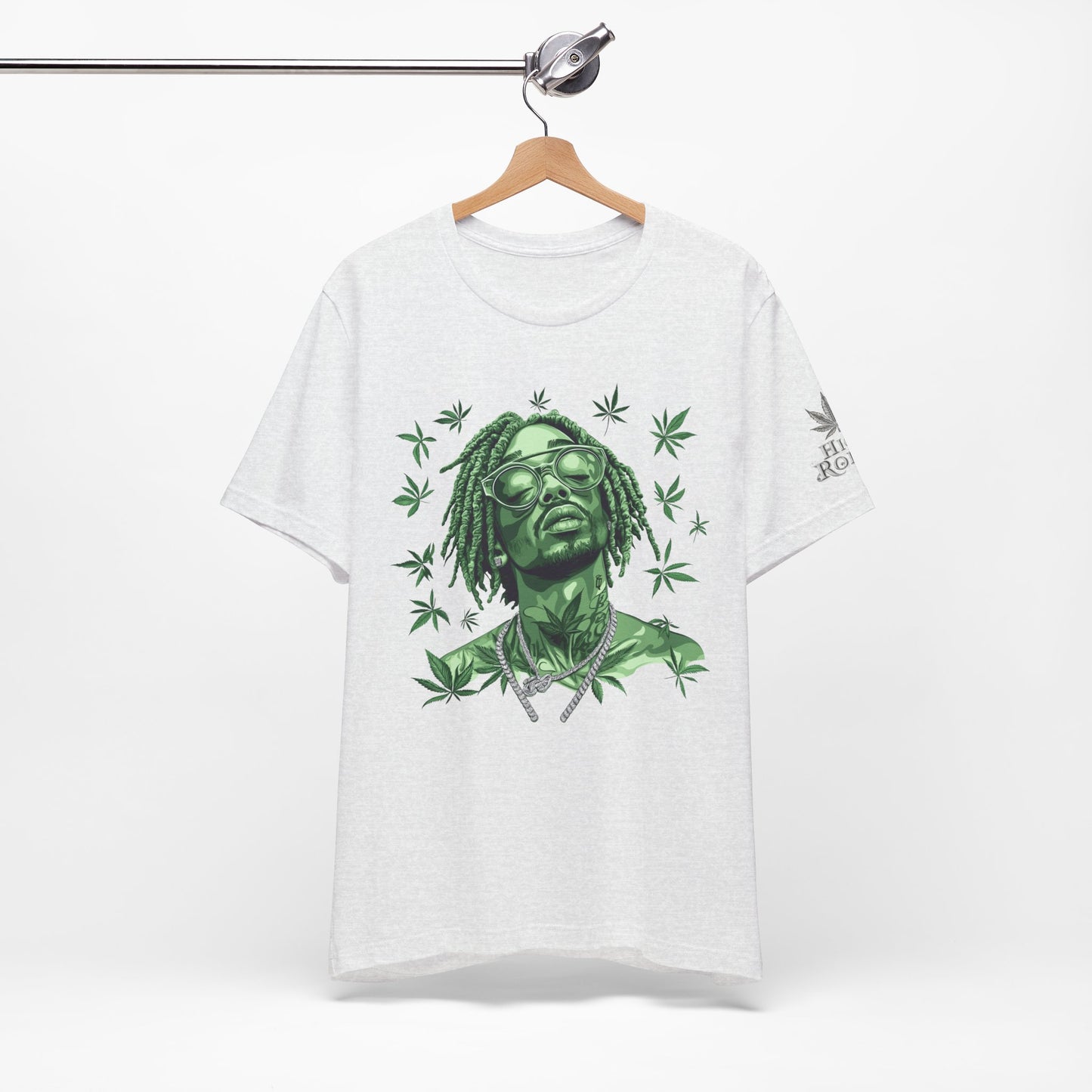 Elevated Vision Green Dream Tee - Premium Airlume Cotton Cannabis Culture Art