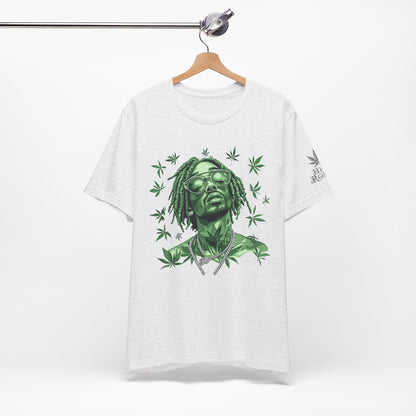 Elevated Vision Green Dream Tee - Premium Airlume Cotton Cannabis Culture Art