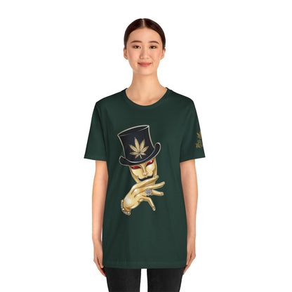 Golden Touch T-Shirt - Premium Airlume Cotton Cannabis Luxury Boss Art Tee