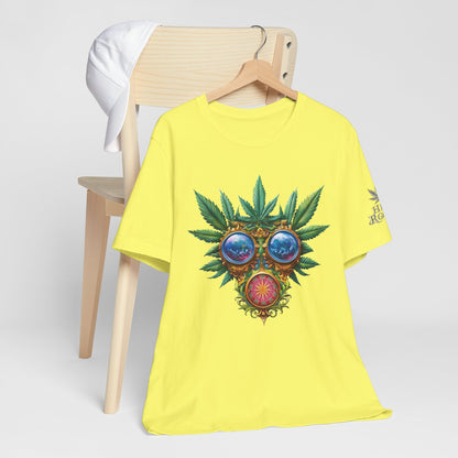 Third Eye Vision T-Shirt - Premium Airlume Cotton Cannabis Kaleidoscope Art Tee
