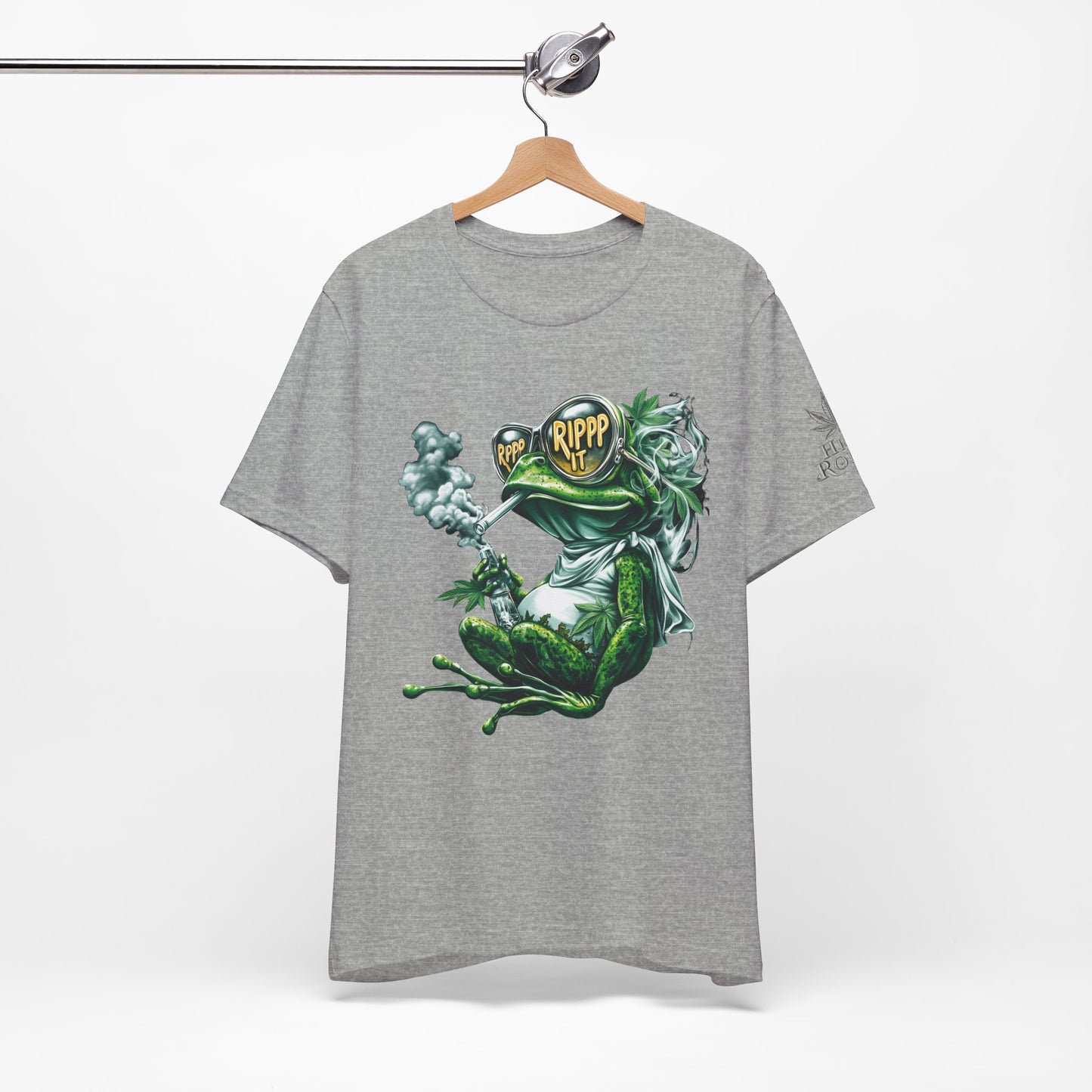 RIPPP IT Cosmic Frog Tee - Premium Airlume Cotton Cannabis Culture Streetwear