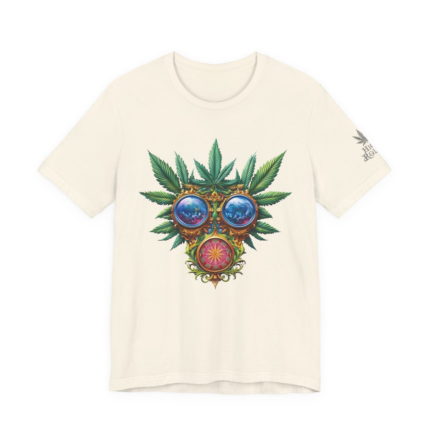 Third Eye Vision T-Shirt - Premium Airlume Cotton Cannabis Kaleidoscope Art Tee