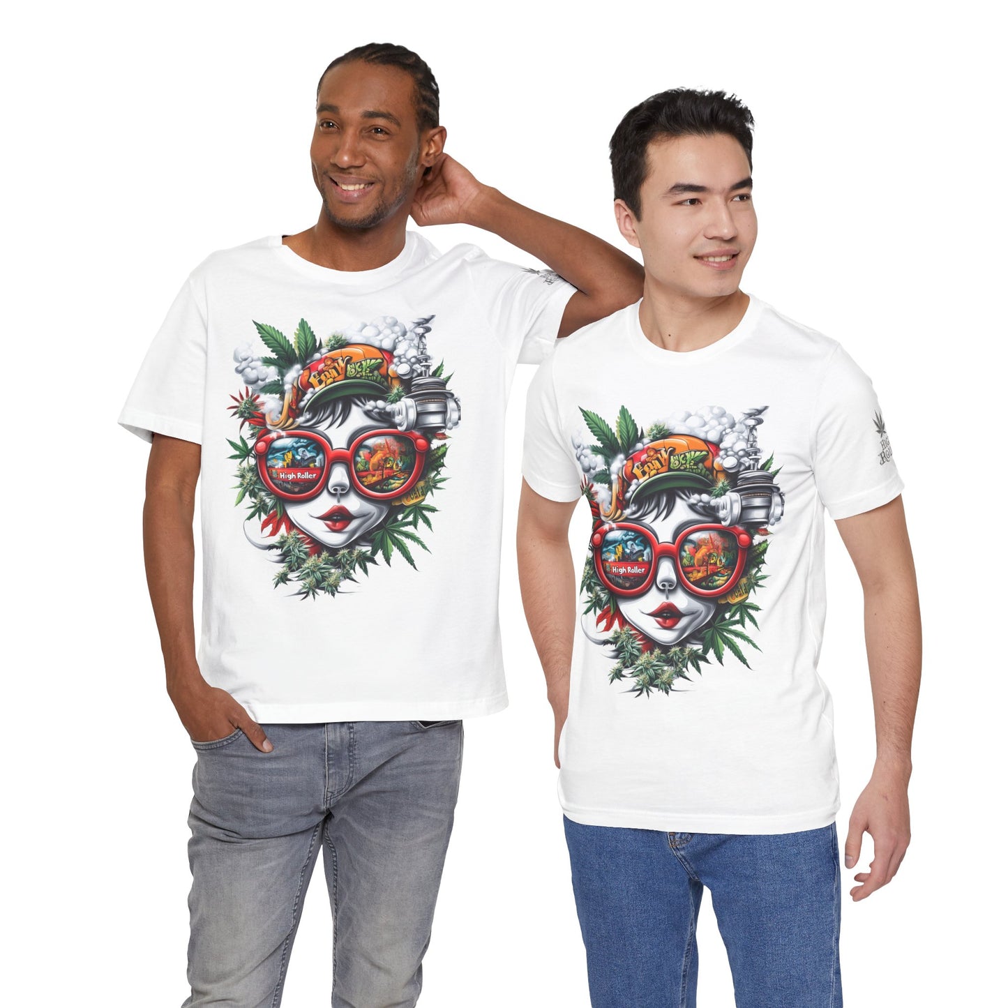 Vision Quest T-Shirt - Premium Airlume Cotton Cannabis Goddess Psychedelic Art Tee