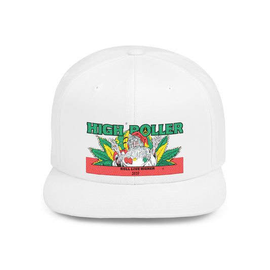 HIGH ROLLER Cannabis Culture Snapback Cap