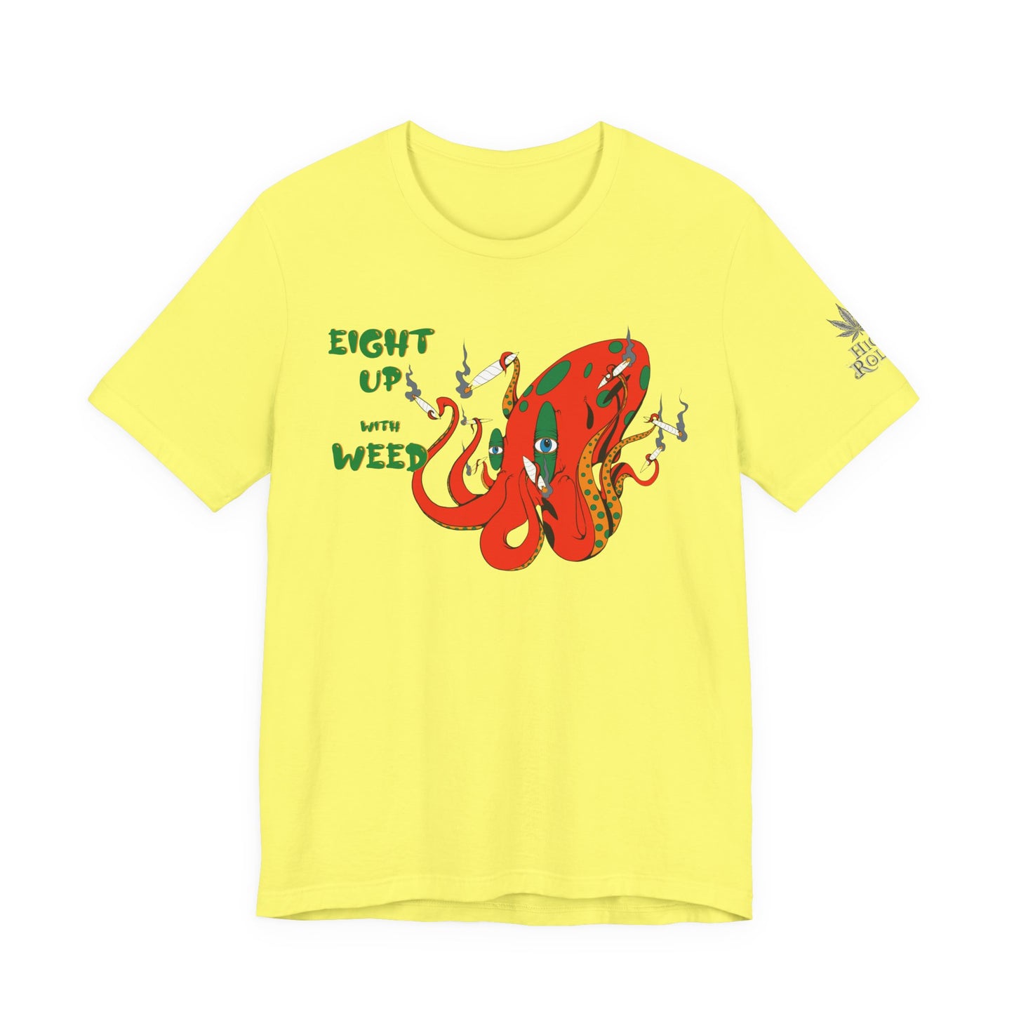 Eight Up Octopus Tee - Premium Airlume Cotton Cannabis Culture Streetwear