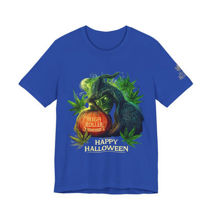 Cannabis Witch's Brew Halloween T-Shirt - Premium Spooky 420 Black Edition Apparel"