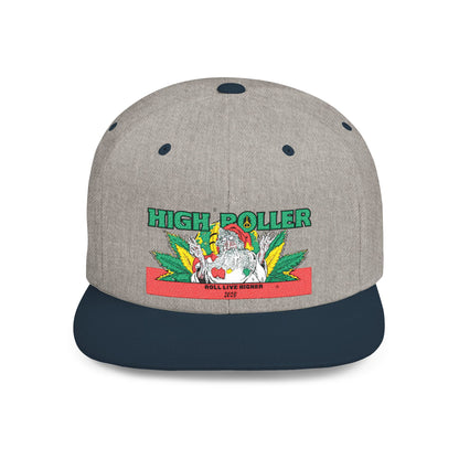 HIGH ROLLER Cannabis Culture Snapback Cap