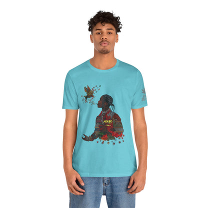 High Roller ANSO Freedom Eagle Cannabis T-Shirt - Premium 420 Artistic Double Exposure Urban Culture Liberation Apparel