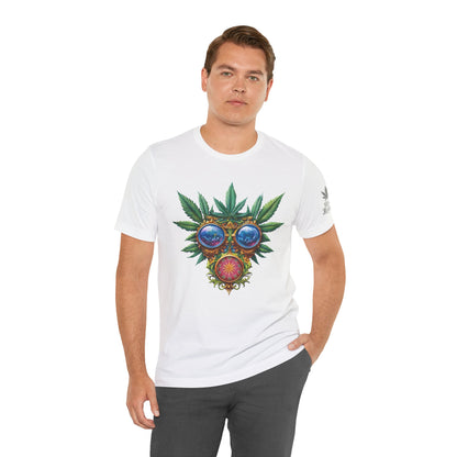 Third Eye Vision T-Shirt - Premium Airlume Cotton Cannabis Kaleidoscope Art Tee