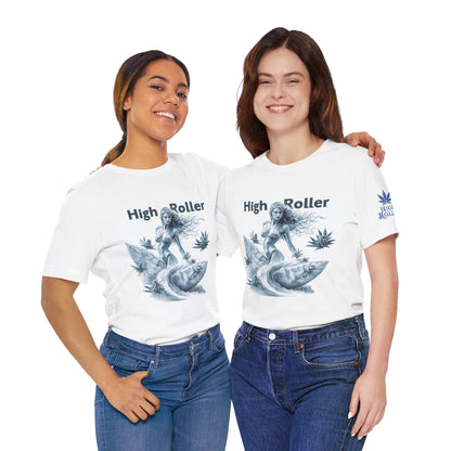 Cannabis Goddess Tee - Feminine Beauty Art Design | High Roller