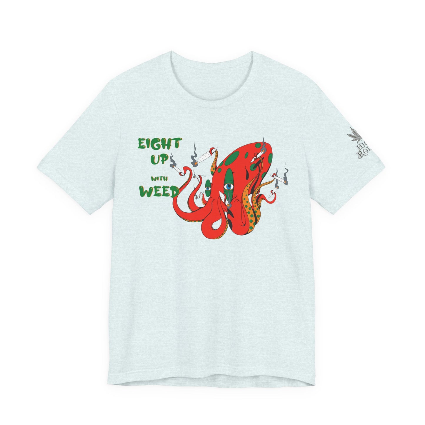 Eight Up Octopus Tee - Premium Airlume Cotton Cannabis Culture Streetwear