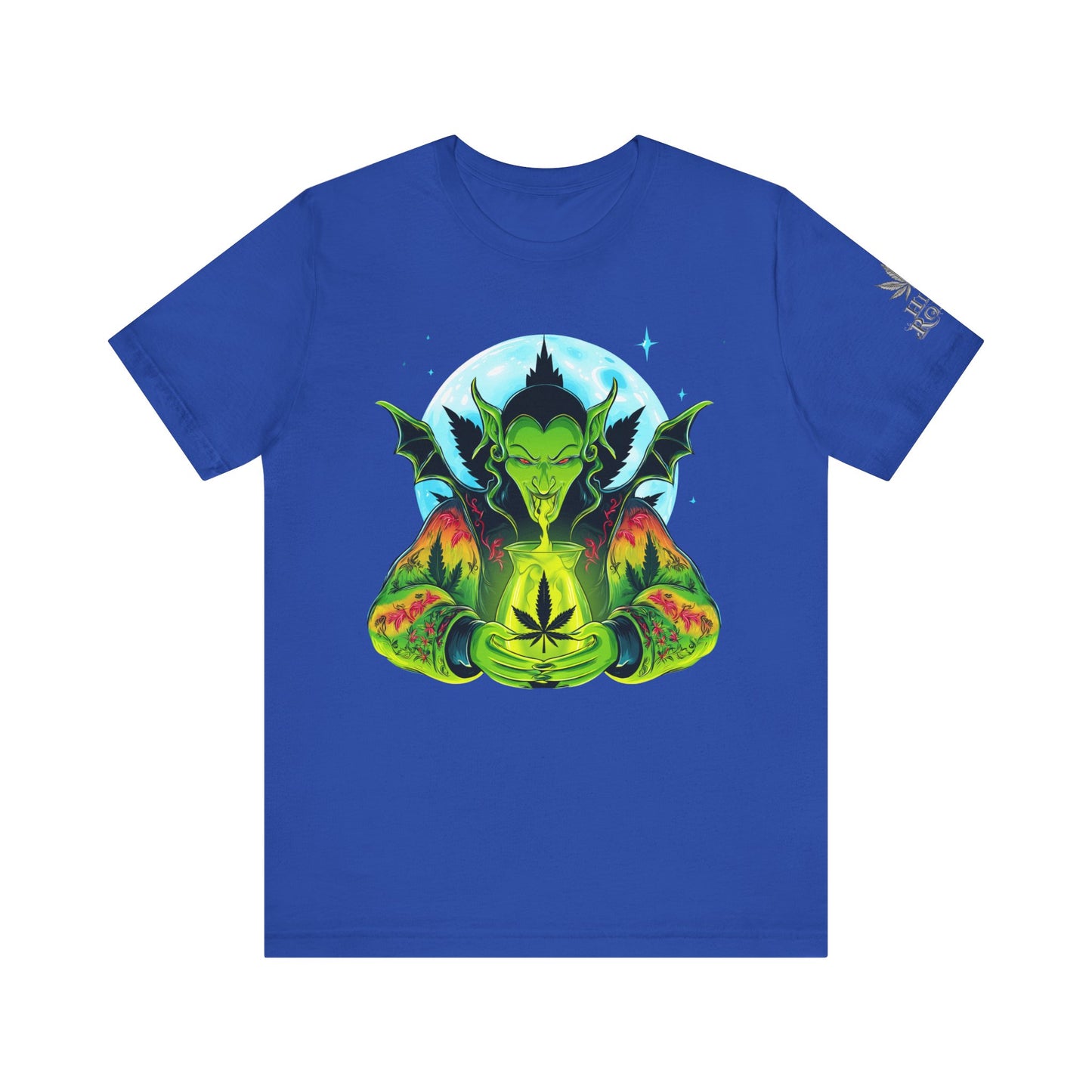 Mystic Dragon Guardian Cannabis Meditation T-Shirt - Premium Psychedelic 420 Apparel