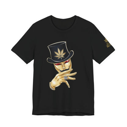 Golden Touch T-Shirt - Premium Airlume Cotton Cannabis Luxury Boss Art Tee