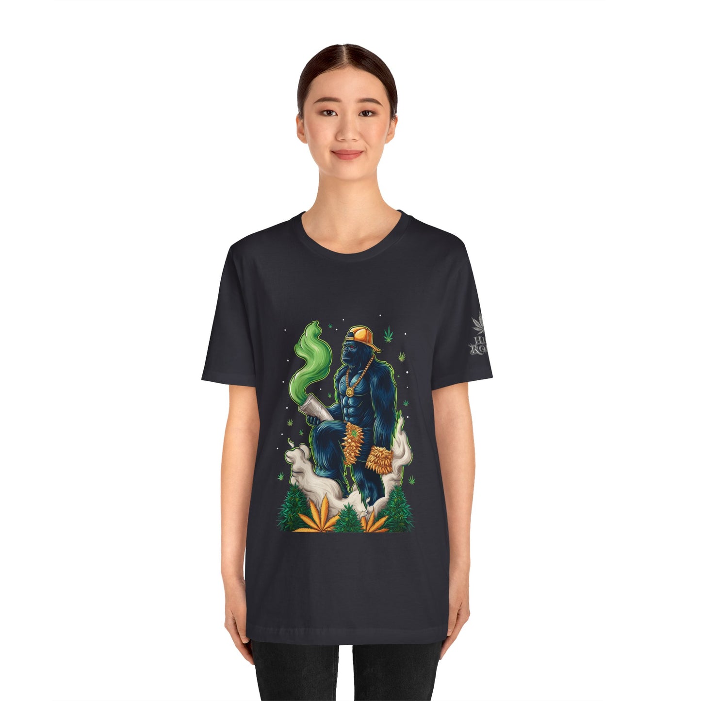 Bigfoot Cannabis Scholar T-Shirt - Premium Sasquatch 420 Lifestyle Apparel