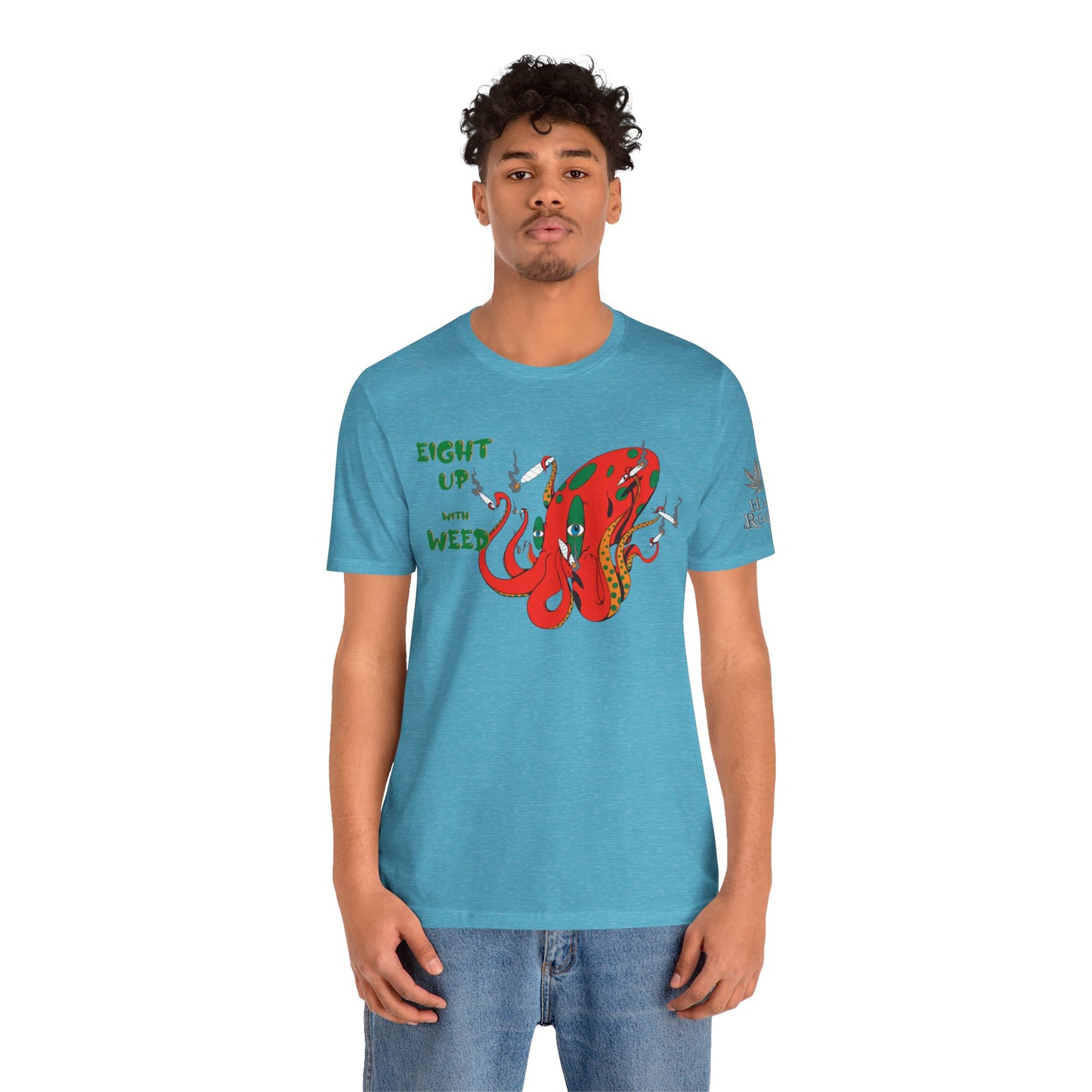 Eight Up Octopus Tee - Premium Airlume Cotton Cannabis Culture Streetwear