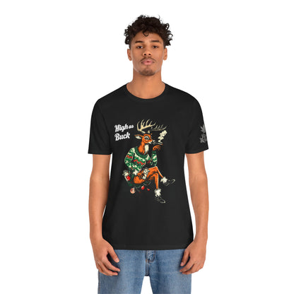 HIGH AS BUCK CHRISTMAS™ | PREMIUM HOLIDAY CANNABIS TEE