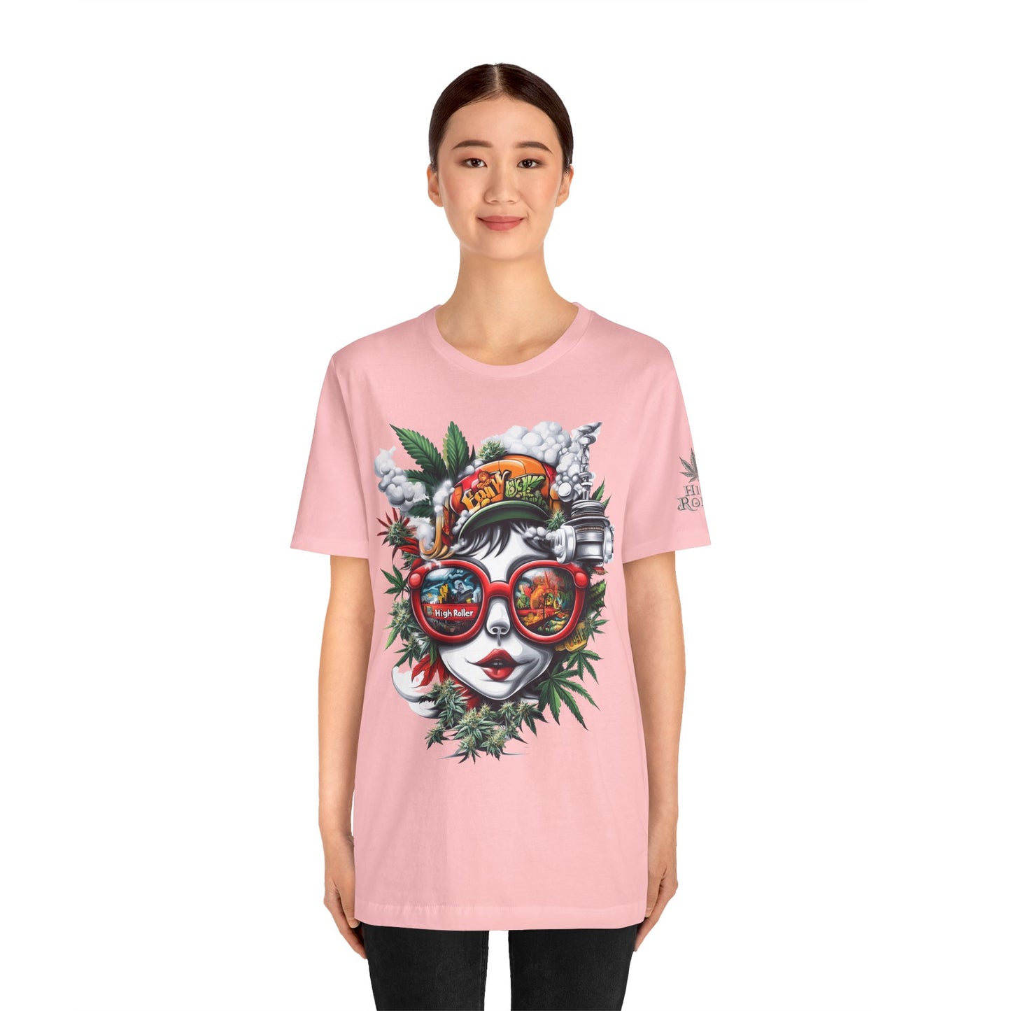 Vision Quest T-Shirt - Premium Airlume Cotton Cannabis Goddess Psychedelic Art Tee