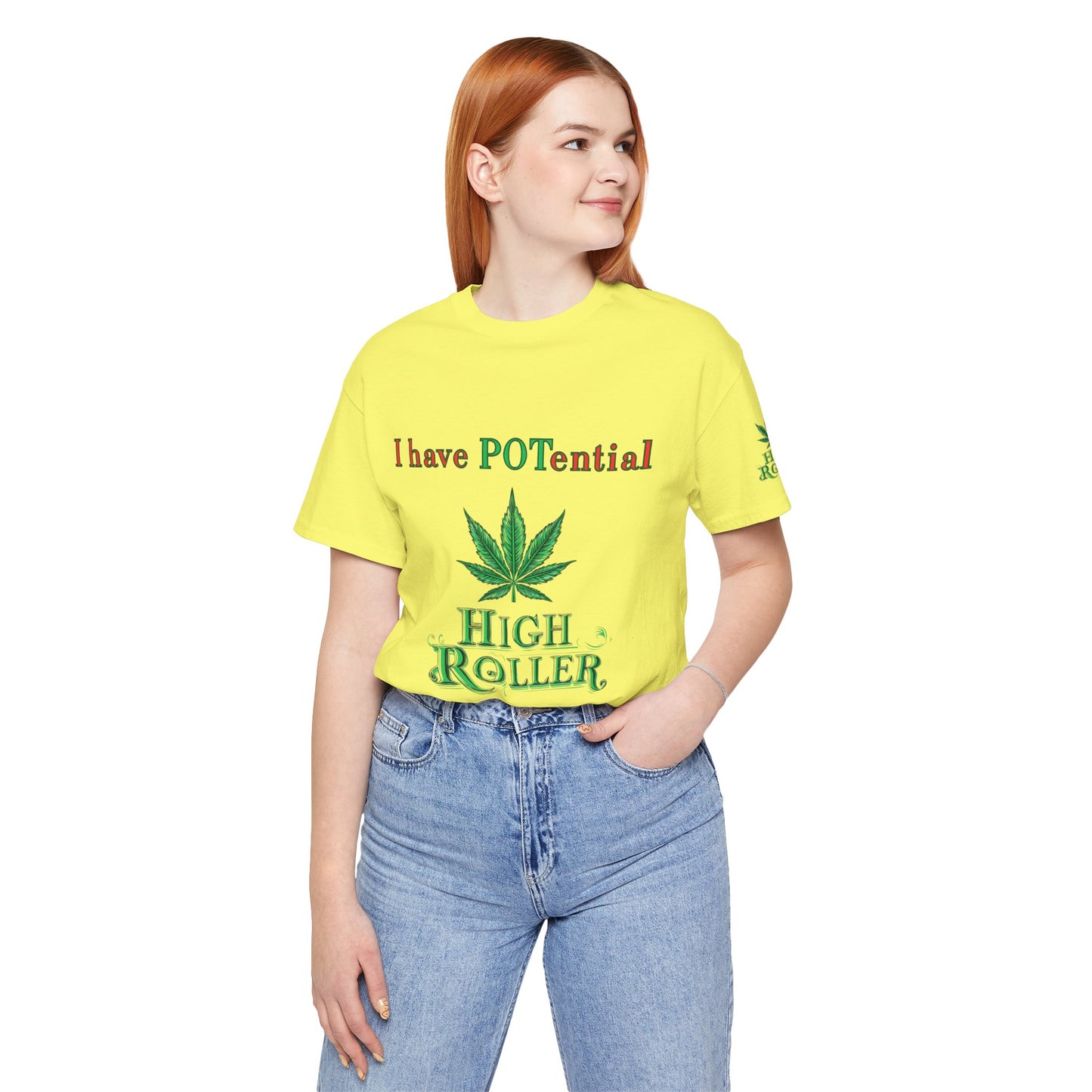I Have Potential Cannabis Wordplay T-Shirt - Premium 420 Humor Pun Motivational Lifestyle Apparel