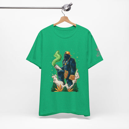 Bigfoot Cannabis Scholar T-Shirt - Premium Sasquatch 420 Lifestyle Apparel