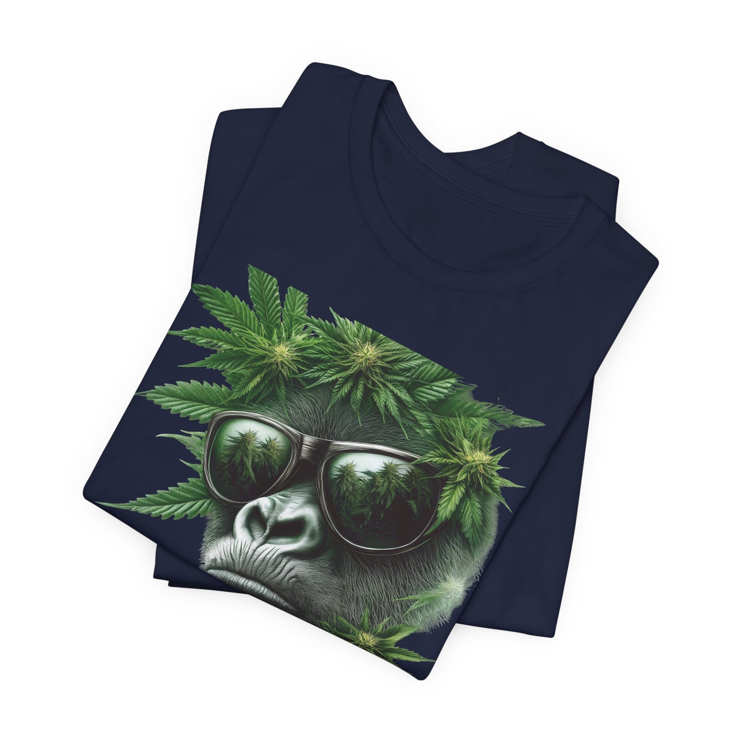 Gorilla Glue Elite Tee - Premium Airlume Cotton Cannabis Strain Culture Black Shirt