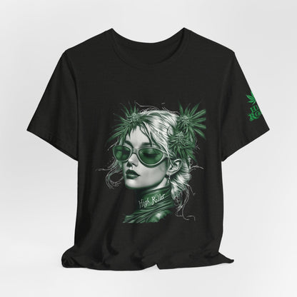 HIGH ROLLER CANNABIS GODDESS T-SHIRT