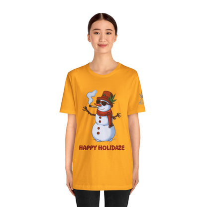 Happy Holidaze Premium Cannabis Christmas T-Shirt