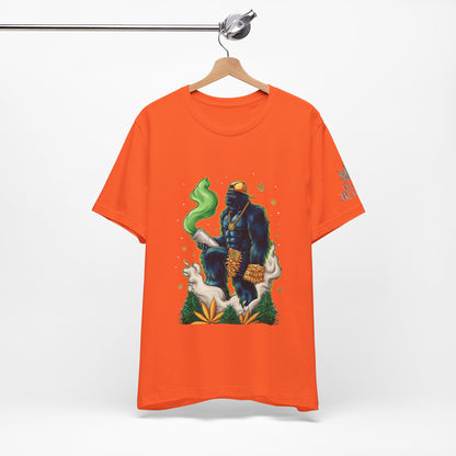 Bigfoot Cannabis Scholar T-Shirt - Premium Sasquatch 420 Lifestyle Apparel