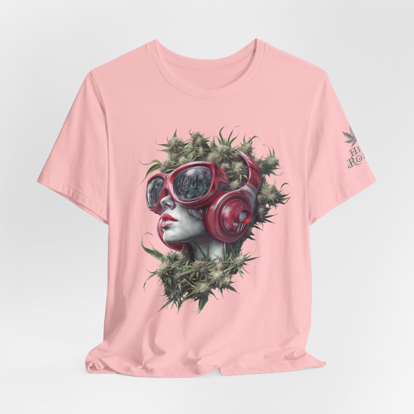 Vibes & Vision Tee - Premium Airlume Cotton Cannabis Culture Surreal Music Art