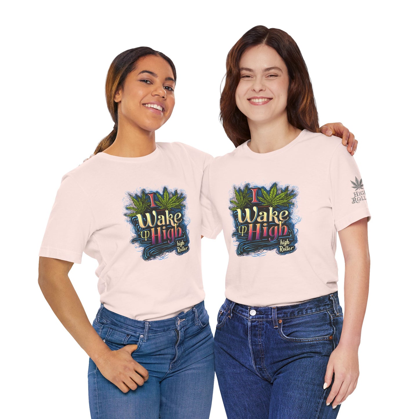 Wake Up High™ | Premium Cannabis Art Tee - Limited Edition | High Roller