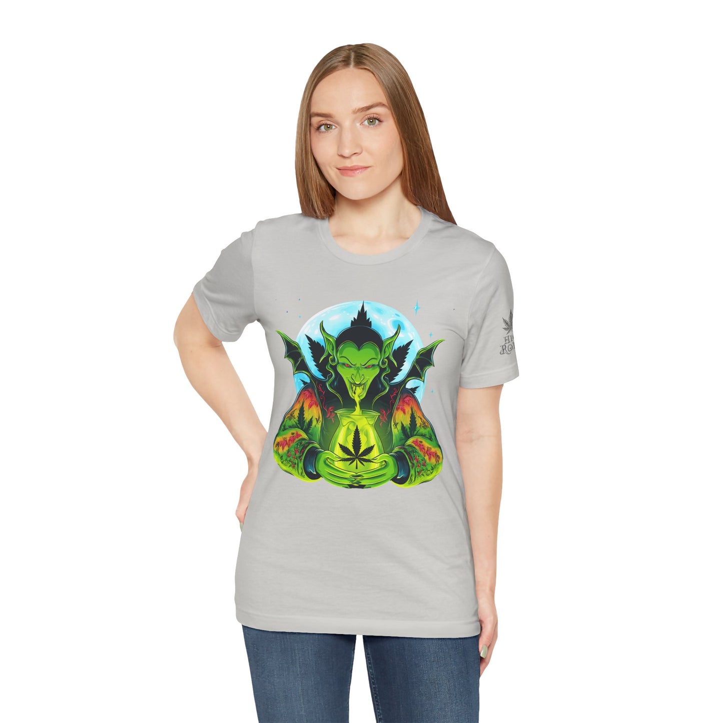 Mystic Dragon Guardian Cannabis Meditation T-Shirt - Premium Psychedelic 420 Apparel