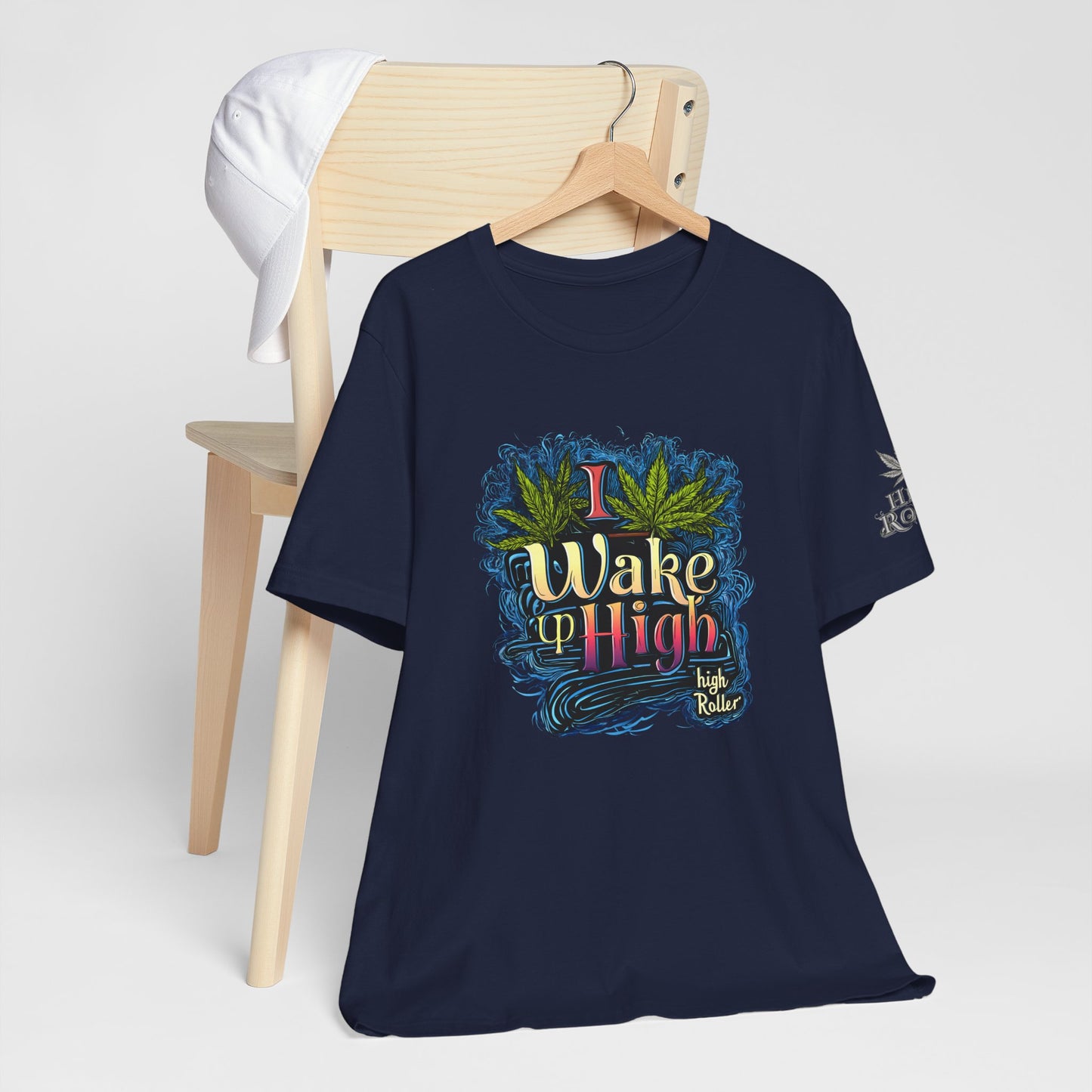Wake Up High™ | Premium Cannabis Art Tee - Limited Edition | High Roller