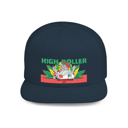 HIGH ROLLER Cannabis Culture Snapback Cap