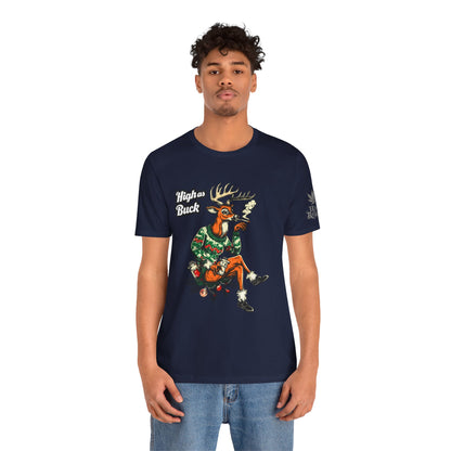 HIGH AS BUCK CHRISTMAS™ | PREMIUM HOLIDAY CANNABIS TEE